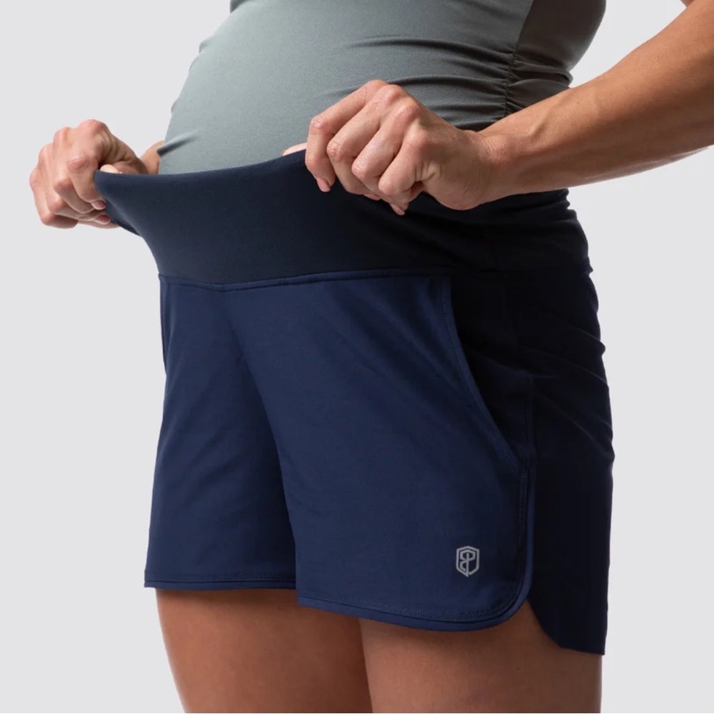 Born Primitive Performance Maternity Navy Blue Sh… - image 1